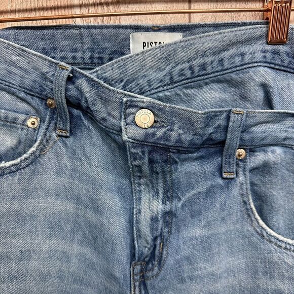 PISTOLA Bobbie mid rise loose straight leg with crossover - Picture 7 of 15